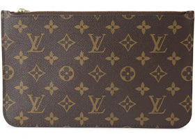 Louis Vuitton Pochette Monogram MM/GM Beige Lining - vue 360