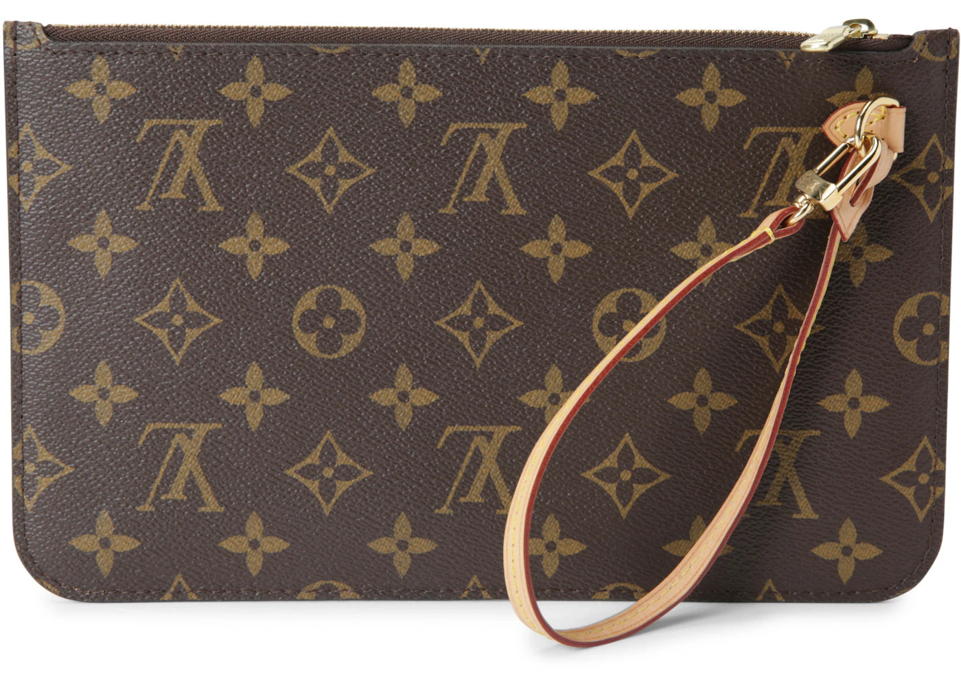 Louis Vuitton Pochette Monogram MM/GM Beige Lining - vue secondaire B