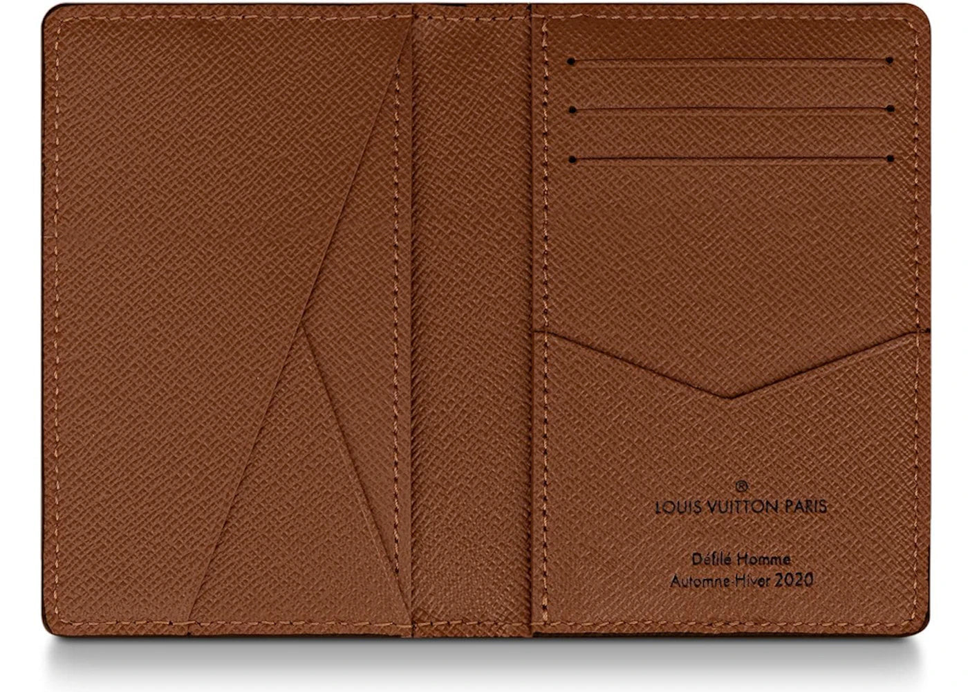 Louis Vuitton Pocket Organizer Monogram Eclipse (3 Card Slot) Patchwork Multicolor - vue secondaire B