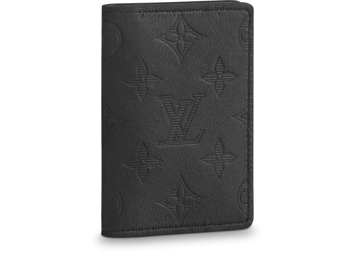 Louis Vuitton Pocket Organizer Monogram Shadow Black - vue secondaire A