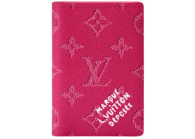 Louis Vuitton Pocket Organizer Rose Pondicherry Rosa - vue 360