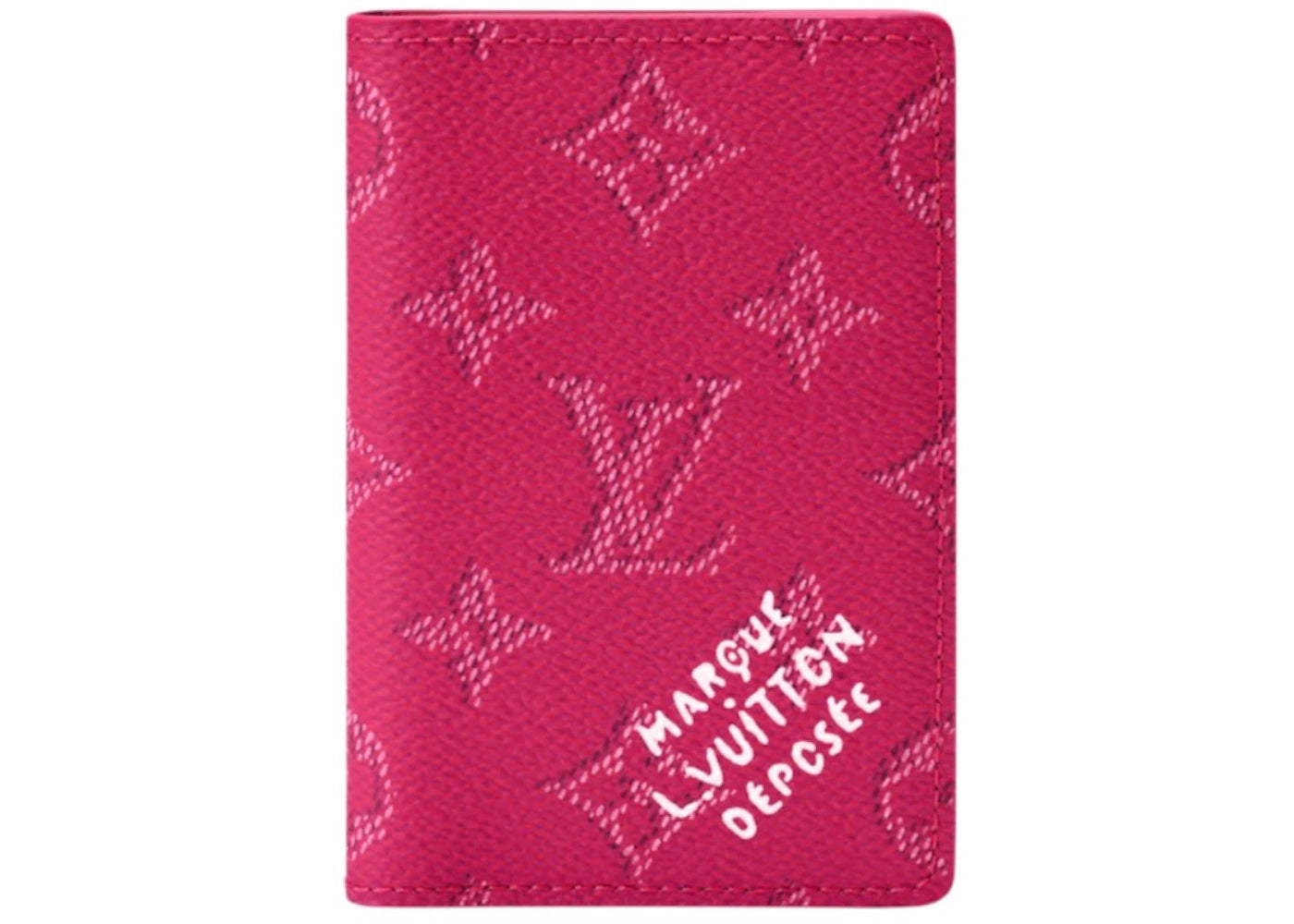 Louis Vuitton Pocket Organizer Rose Pondicherry Rosa - vue secondaire A