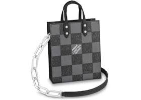 Louis Vuitton Sac Plat XS Graphite Black - vue 360