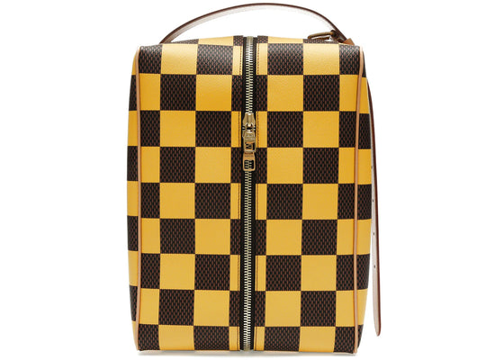 Louis Vuitton Shoes Bag Damier Pop Yellow sneakers - authentic Louis Vuitton shoes