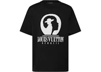 Louis Vuitton Short-Sleeved Cotton Intarsia Crewneck Dark Grey