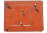 Louis Vuitton Tennis Slender Wallet Brick Red