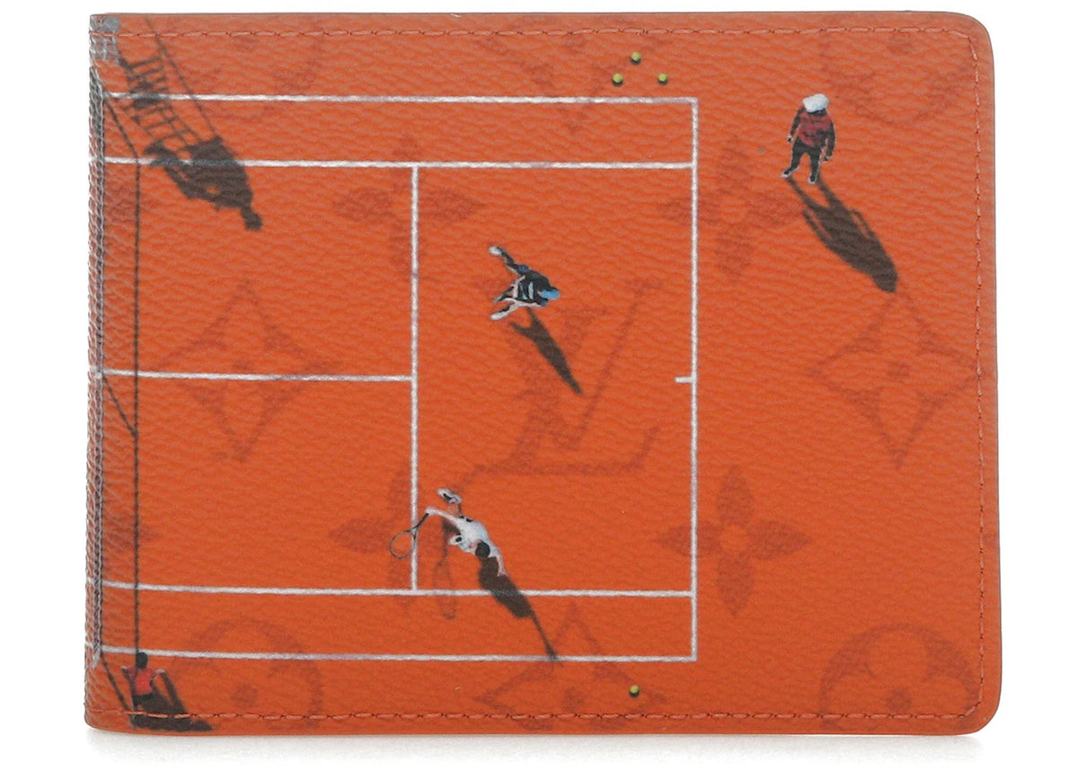 Louis Vuitton Tennis Slender Wallet Brick Red - vue secondaire A