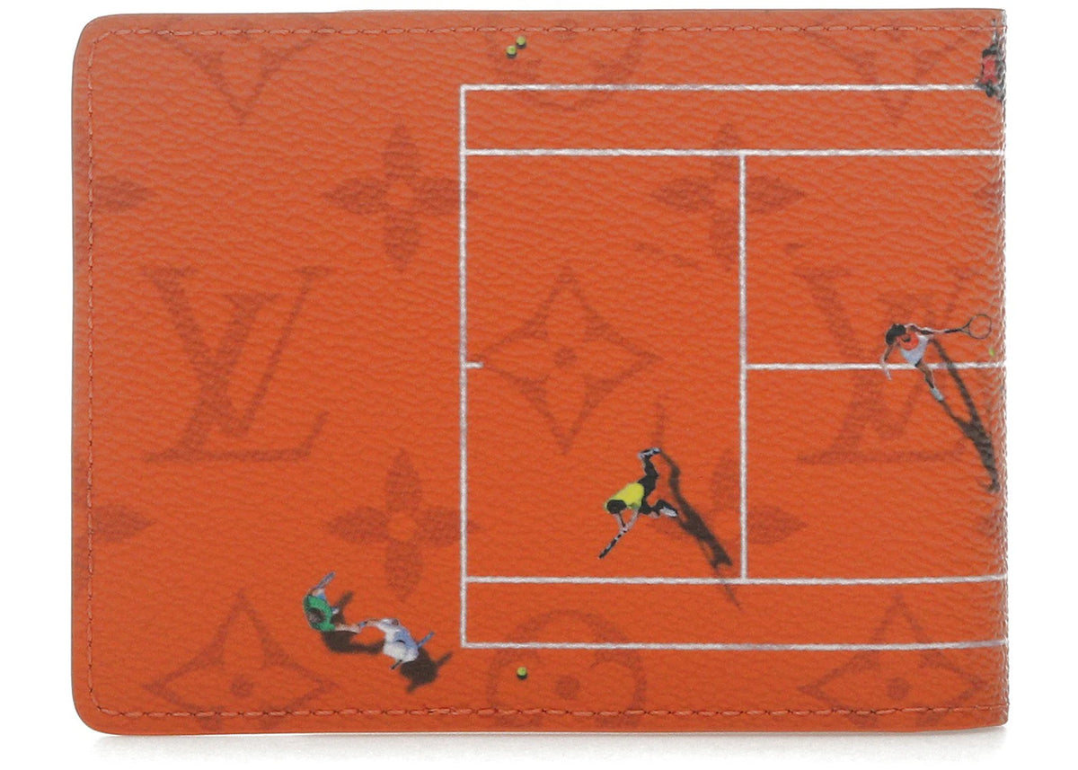 Louis Vuitton Tennis Slender Wallet Brick Red - vue secondaire B
