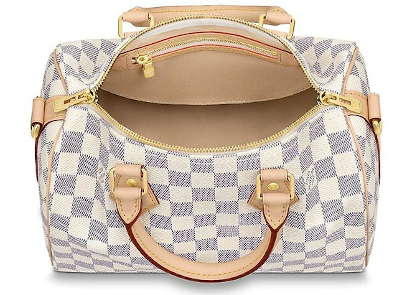 Louis Vuitton Speedy Bandouliere Damier Azur 25 White/Blue
