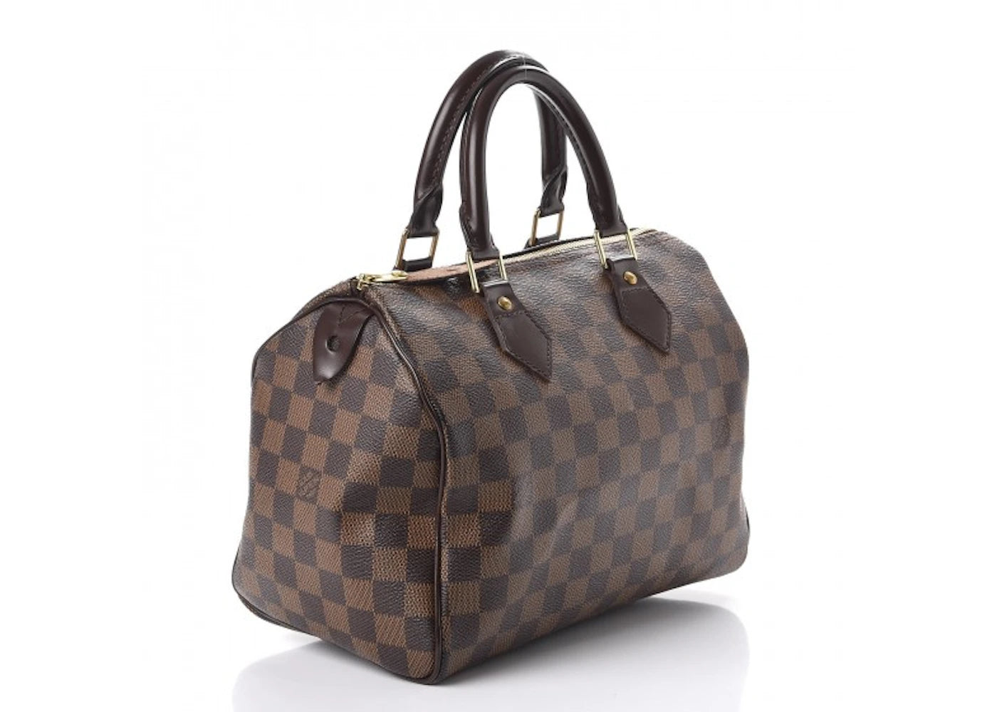 Louis Vuitton Speedy Bandouliere Damier Ebene Time Trunk 25 Brown Multicolor - vue secondaire A
