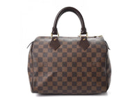 Louis Vuitton Speedy Bandouliere Damier Ebene Time Trunk 25 Brown Multicolor