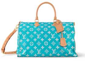 Louis Vuitton Speedy P9 Bandouliere 50 Turquoise - vue 360