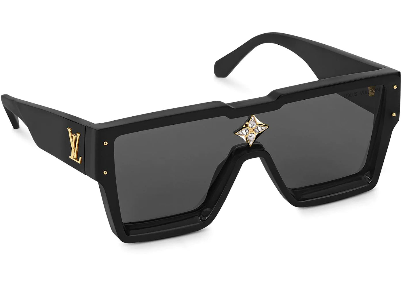 Louis Vuitton Sunglasses Cyclone Black - vue 360