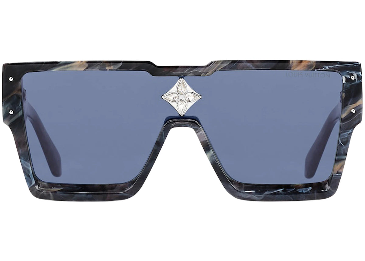 Louis Vuitton Cyclone Sunglasses Grey Marble/Grey (Z1789 W/E) - vue secondaire B