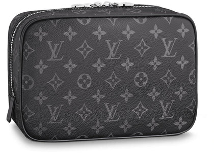 Louis Vuitton Toiletry Pouch Monogram Eclipse GM Black/Grey - authentic Louis Vuitton product
