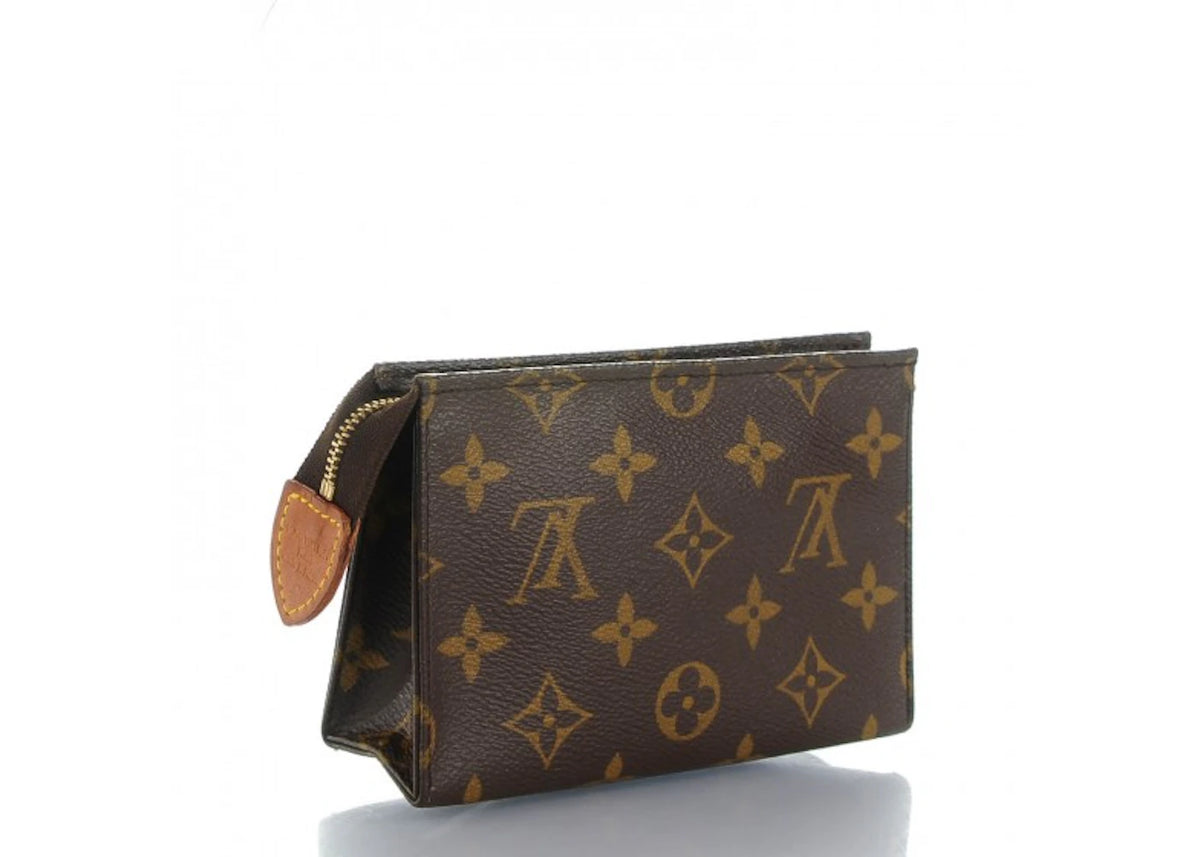 Louis Vuitton Toiletry Pouch 15 Monogram Brown - vue secondaire B