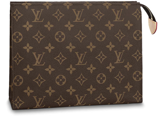 Louis Vuitton Toiletry Pouch 26 Monogram Brown sneakers - authentic Louis Vuitton shoes