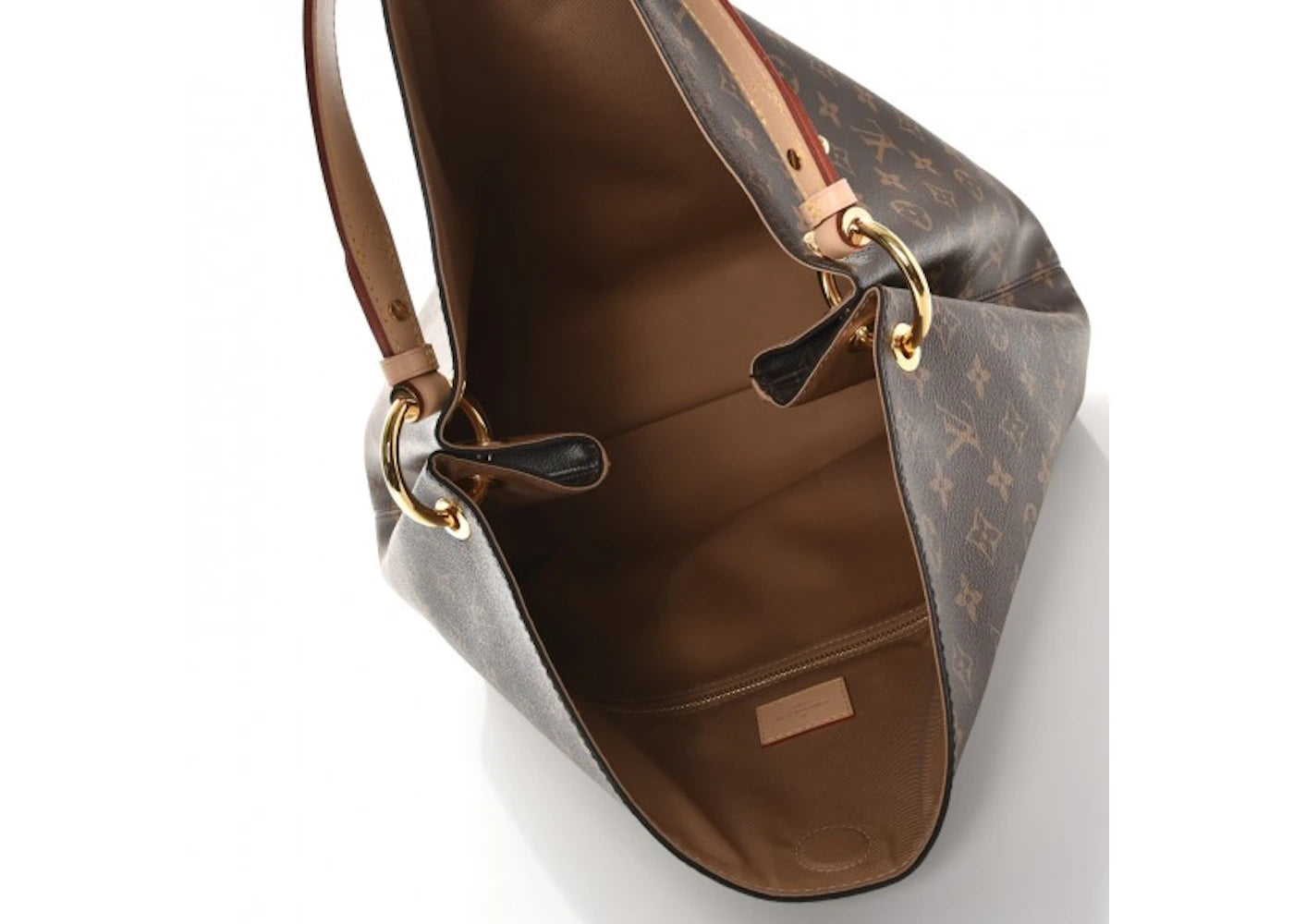 Louis Vuitton Tote Graceful Monogram MM Braun - vue secondaire B