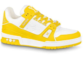 Louis Vuitton Trainer Yellow White Monogram