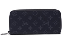 Louis Vuitton Vertical Zippy Wallet Monogram Eclipse Black/Gray