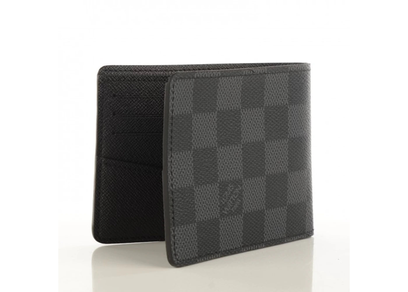 Louis Vuitton Wallet Slender Damier Graphite Gray/Black - vue secondaire B