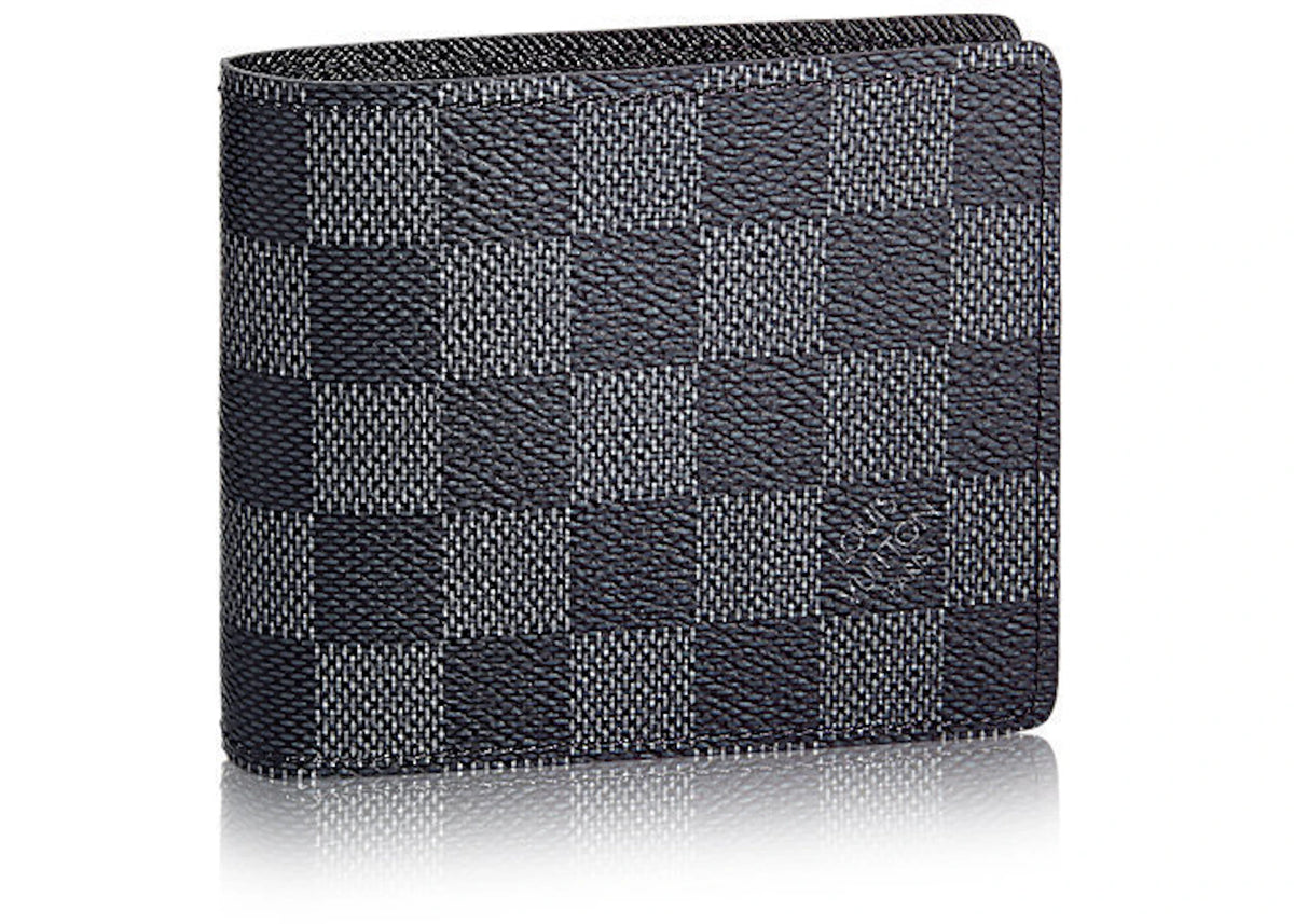 Louis Vuitton Wallet Slender Damier Graphite Gray/Black - vue 360