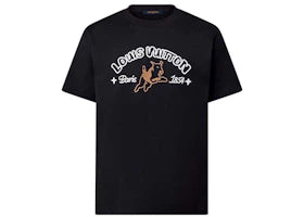 Louis Vuitton by Tyler, the Creator Embroidered Cotton T-shirt Black