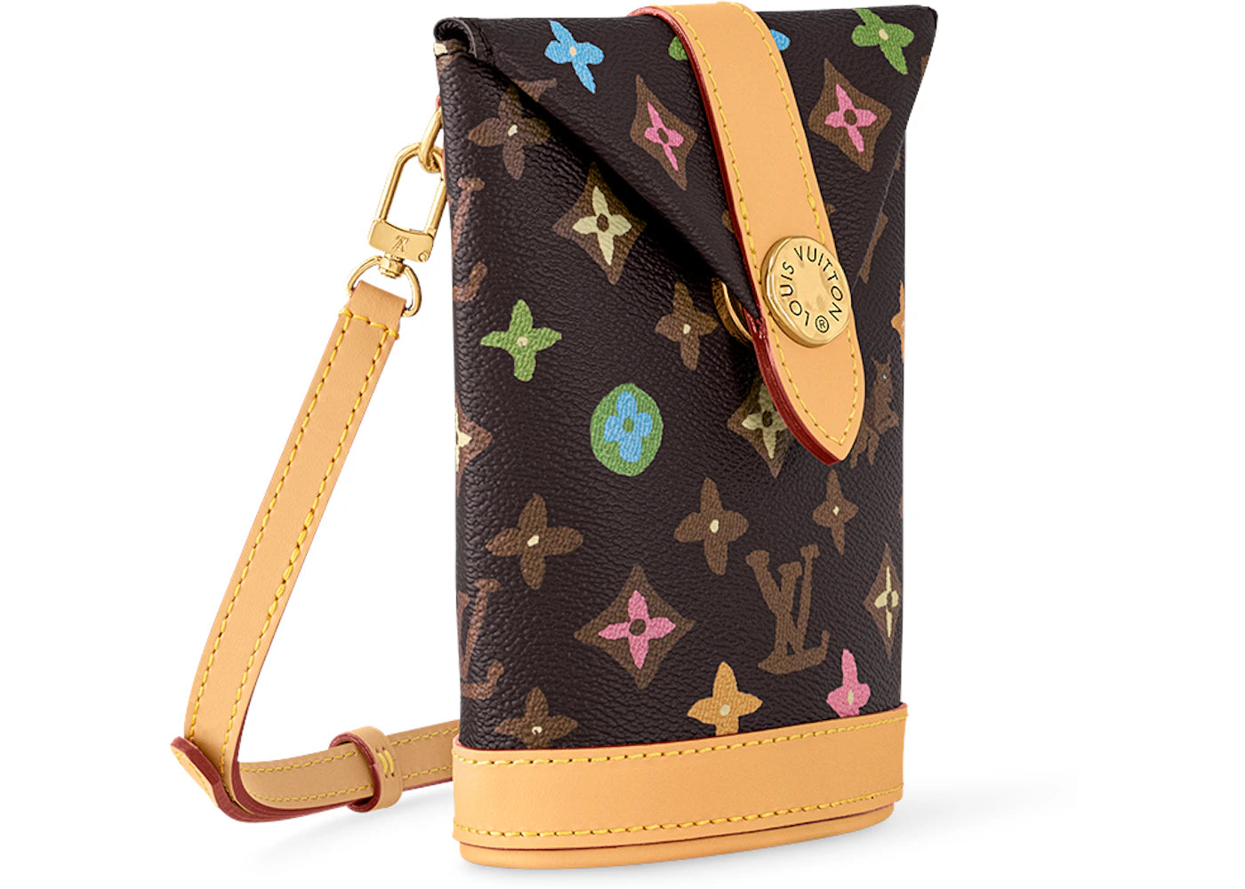 Louis Vuitton by Tyler, the Creator Envelope Pouch Chocolate Craggy Monogram - vue secondaire B