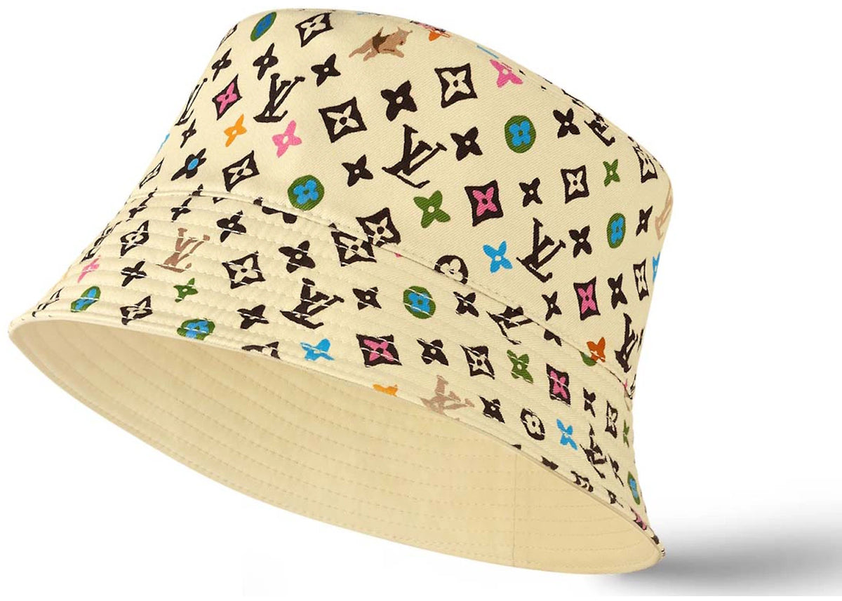 Louis Vuitton by Tyler, the Creator Monogram Craggy Reversible Bucket Hat Beige - vue secondaire B