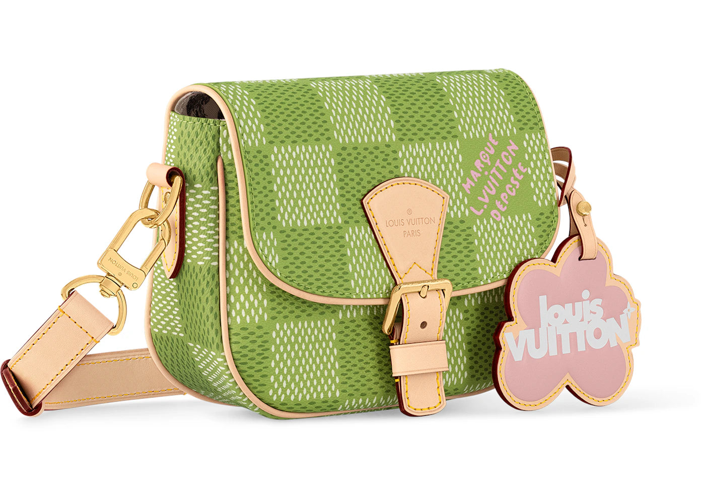 Louis Vuitton by Tyler, the Creator Montsouris Messenger Green Damier Golf - vue secondaire B