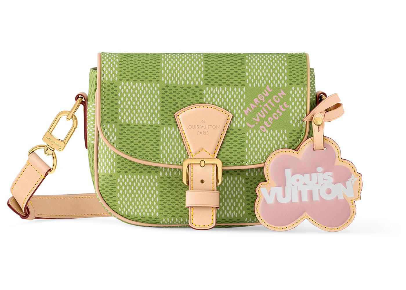 Louis Vuitton by Tyler, the Creator Montsouris Messenger Green Damier Golf - vue secondaire A