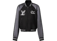 Louis Vuitton x Nigo Embellished Mix Leather Jacket Black