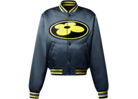 Louis Vuitton x Nigo Satin Baseball Jacket Graphite