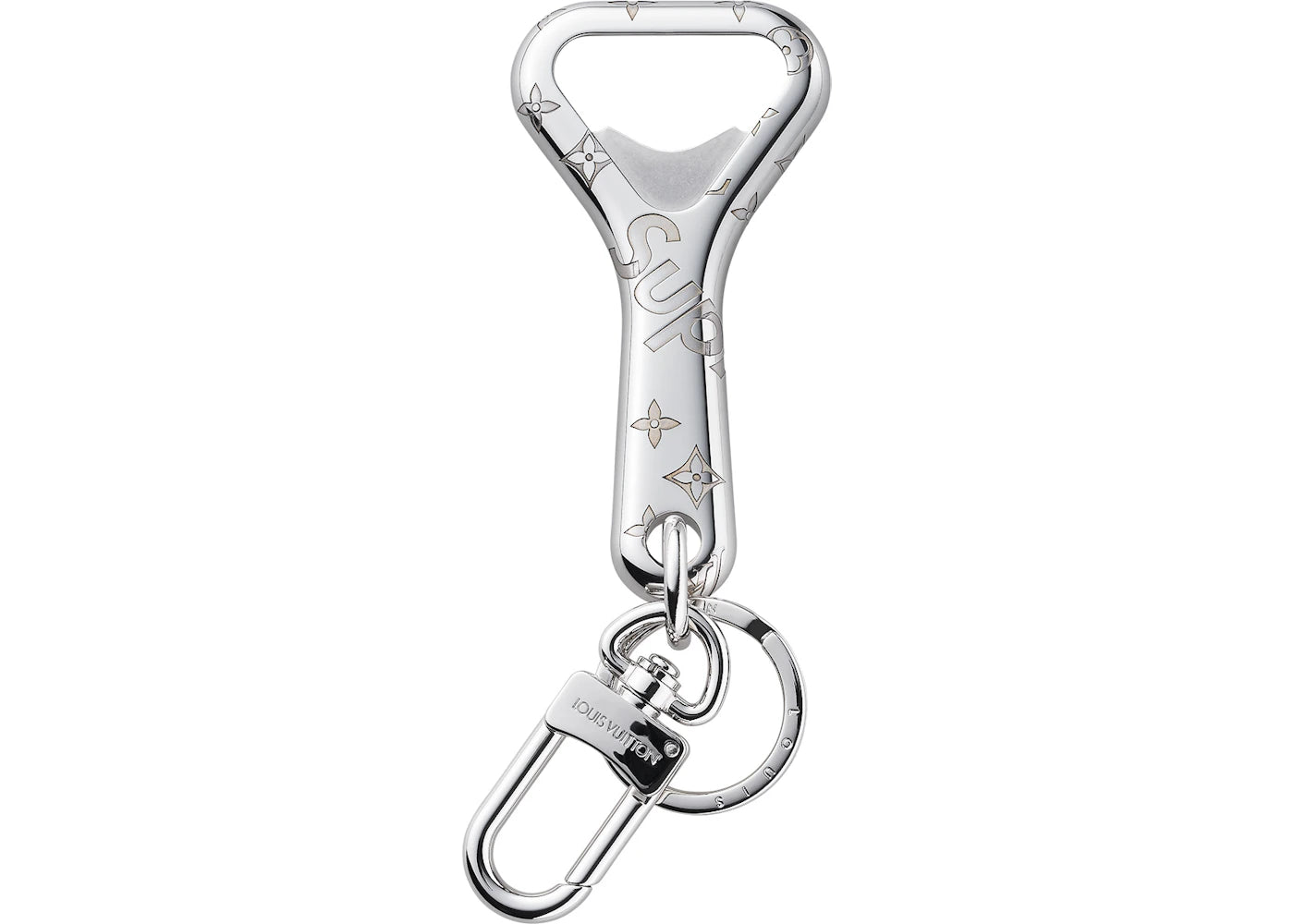 Louis Vuitton x Supreme Key Chain Silver - vue secondaire A