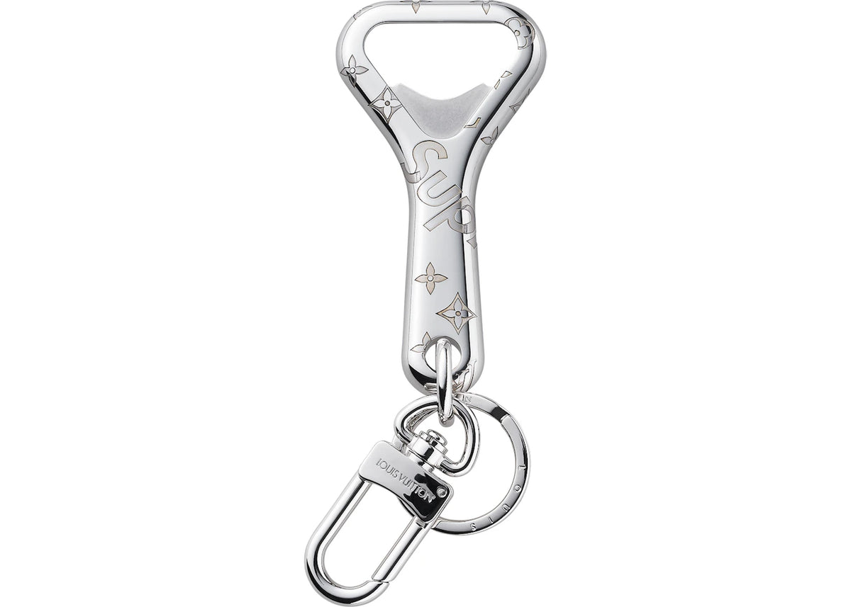 Louis Vuitton x Supreme Key Chain Silver - vue 360