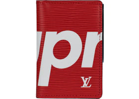Louis Vuitton x Supreme Pocket Organizer Epi Red - vue 360