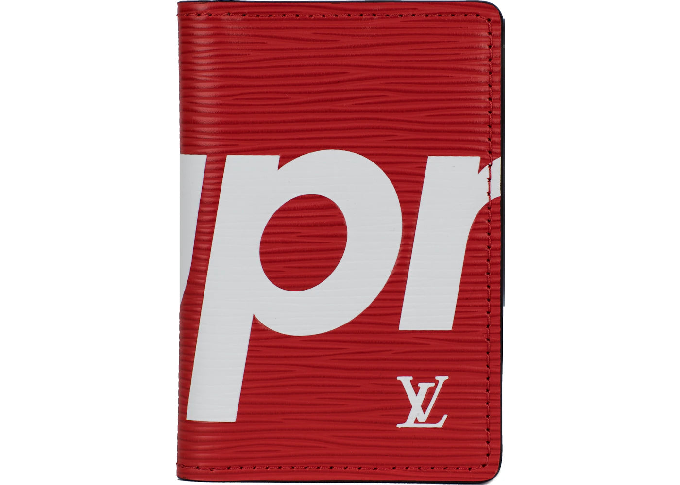 Louis Vuitton x Supreme Pocket Organizer Epi Red - vue secondaire A