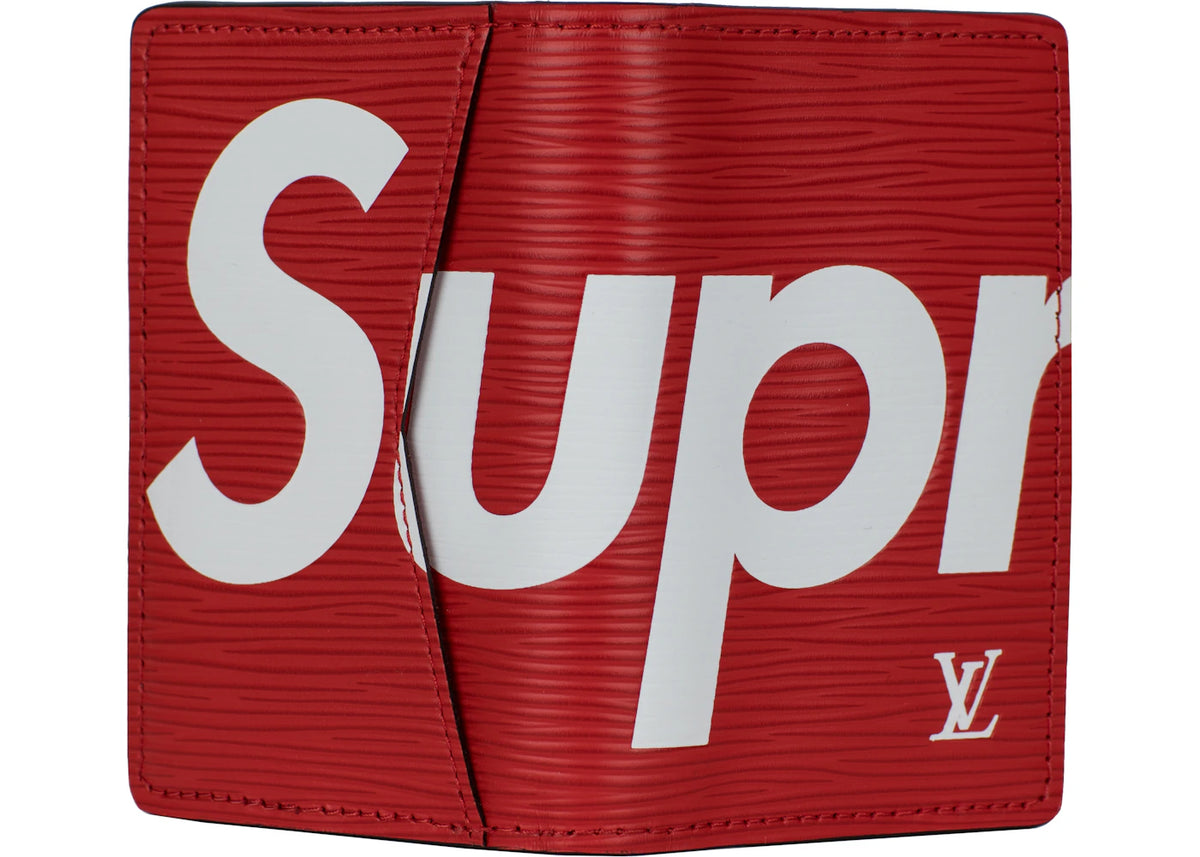 Louis Vuitton x Supreme Pocket Organizer Epi Red - vue secondaire B