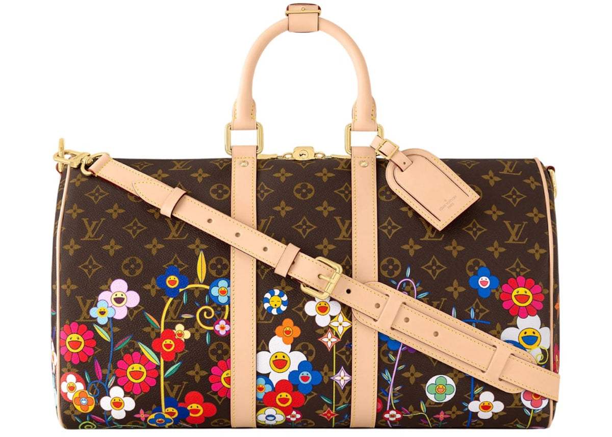 Louis Vuitton x Takashi Murakami Keepall Bandouliere 45 Monogram Garden - vue secondaire A