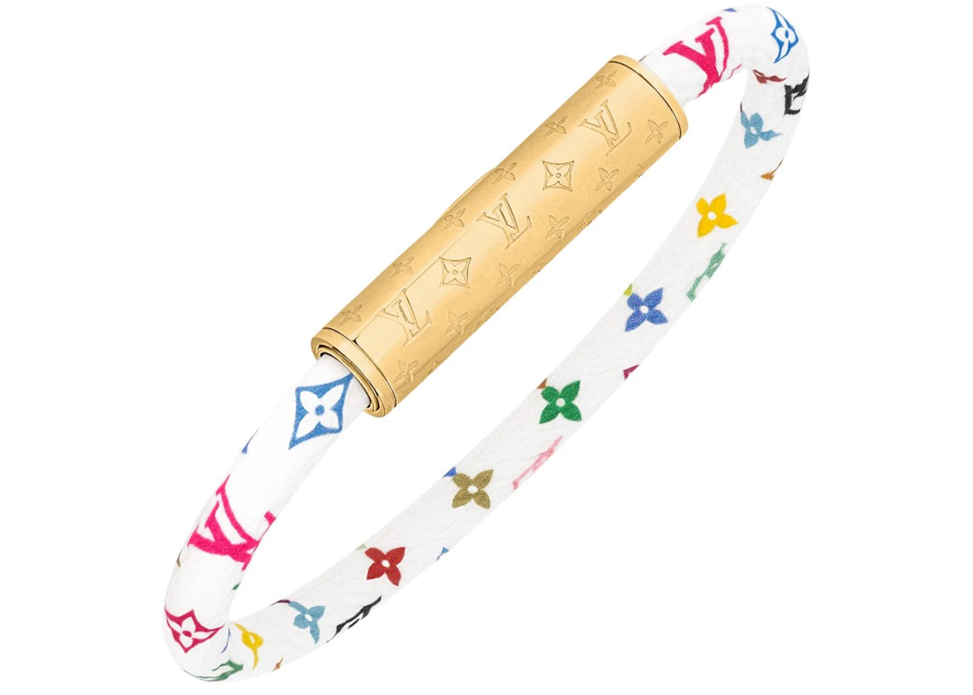 Louis Vuitton x Takashi Murakami LV Confidential Bracelet White - vue 360
