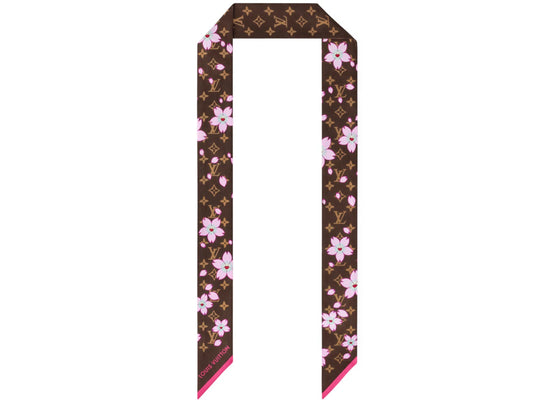 Louis Vuitton x Takashi Murakami Monogram Cherry Blossom Bandeau BB Sakura Brown sneakers - authentic Louis Vuitton shoes