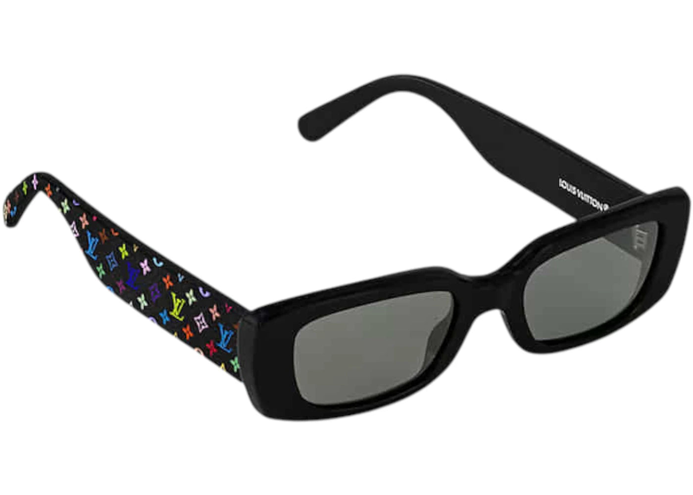 Louis Vuitton x Takashi Murakami Multigram Cat Eye Sunglasses Black - vue secondaire A