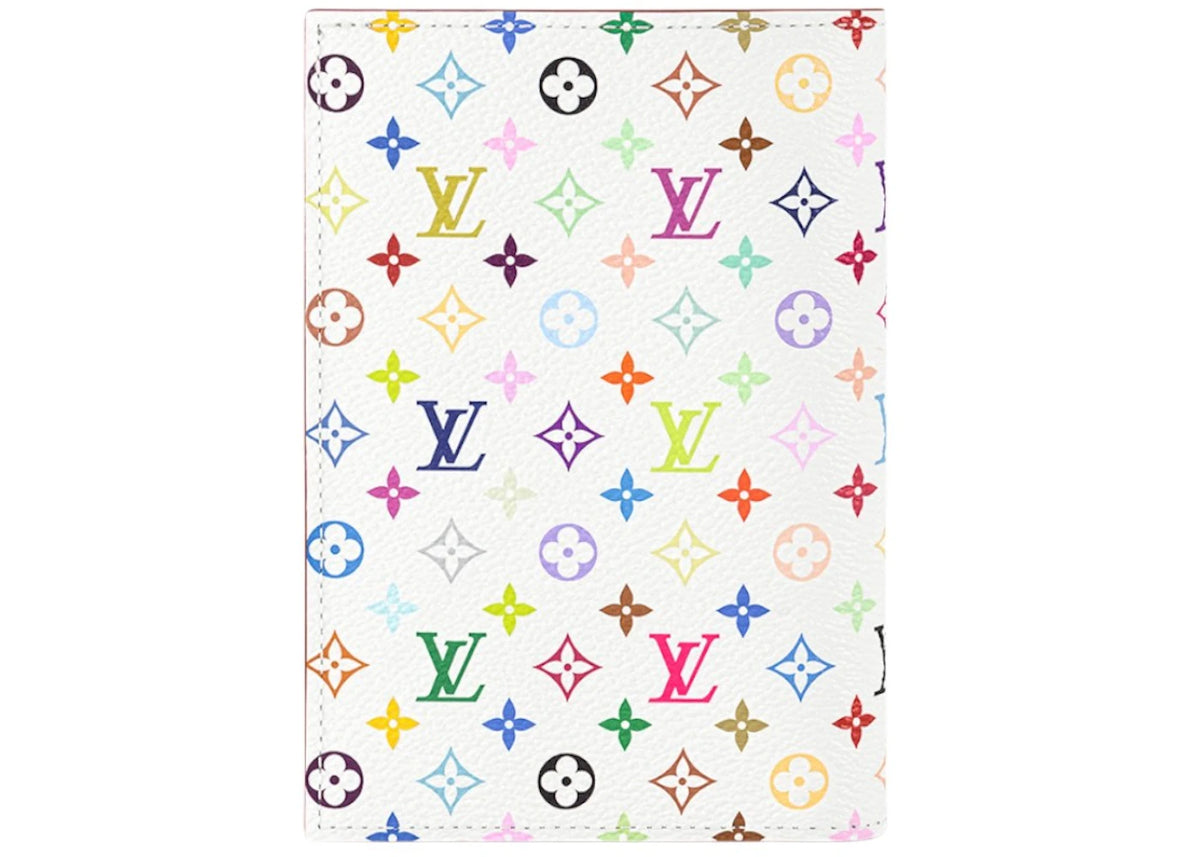 Louis Vuitton x Takashi Murakami Passport Cover Multicolored - vue secondaire B