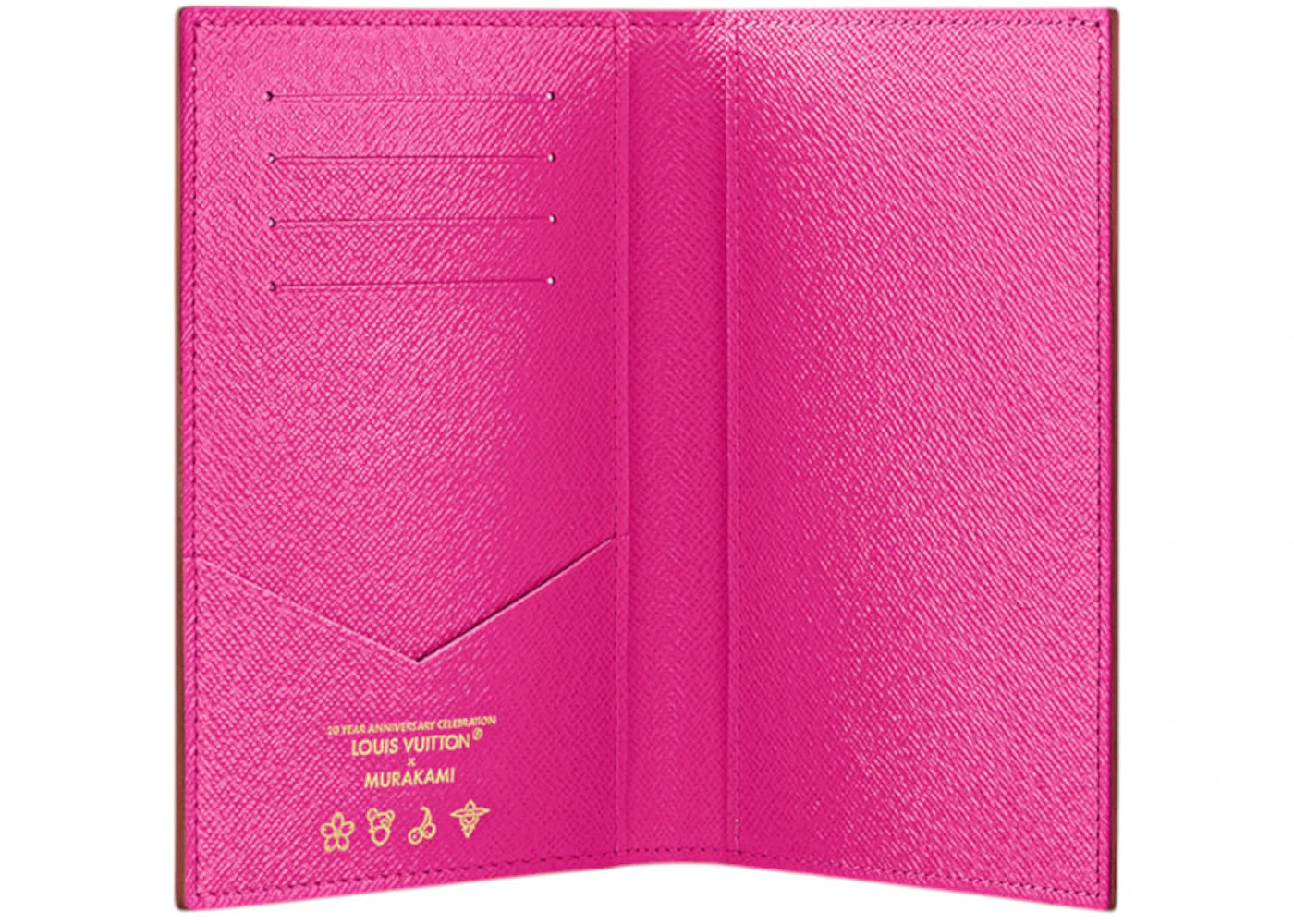 Louis Vuitton x Takashi Murakami Passport Cover White Multicolored - vue secondaire B