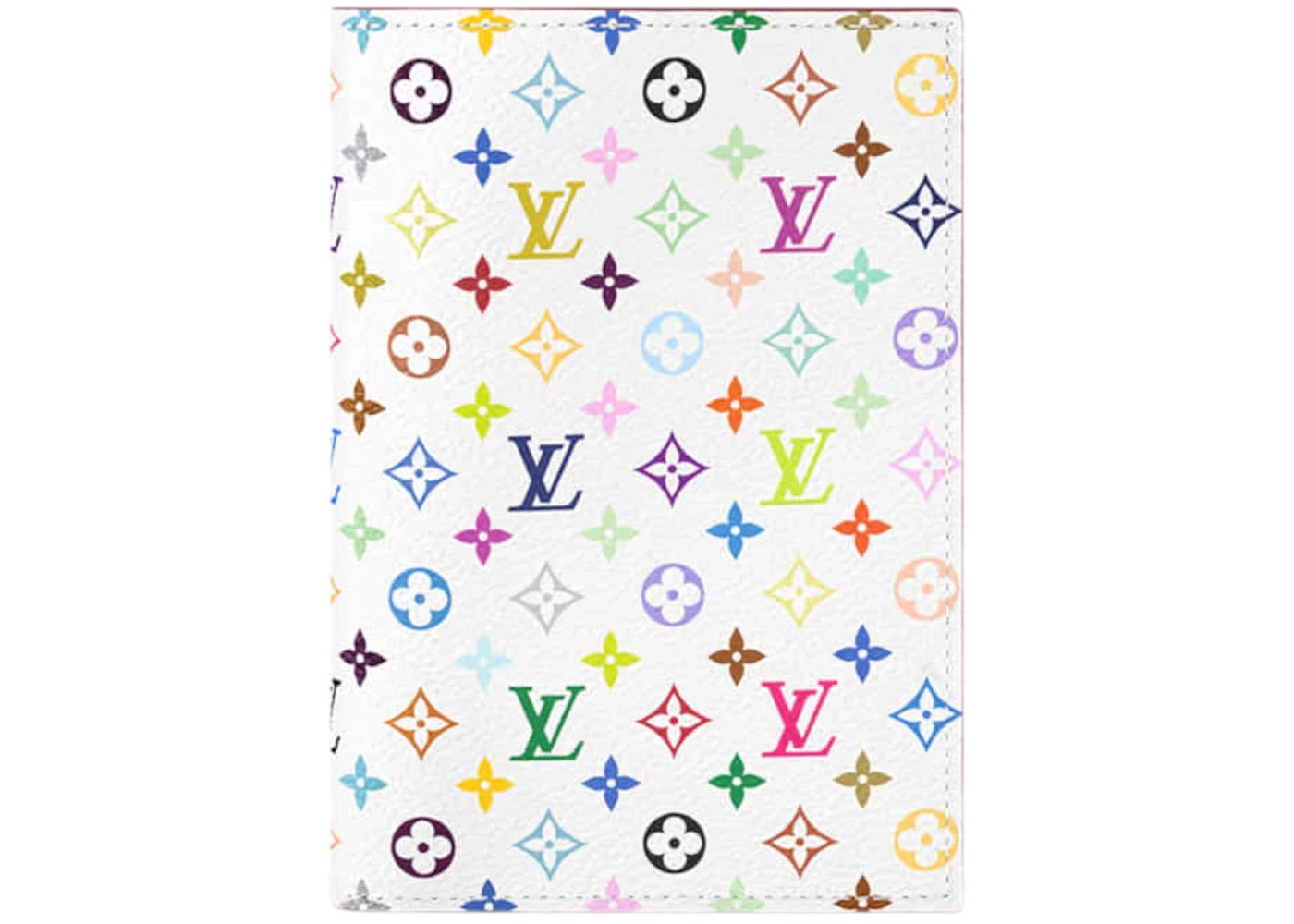 Louis Vuitton x Takashi Murakami Passport Cover White Multicolored - vue 360