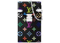 Louis Vuitton x Takashi Murakami Phone Pouch Metis Black Multicolored