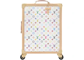 Louis Vuitton x Takashi Murakami Rolling Trunk White Multicolored - vue 360