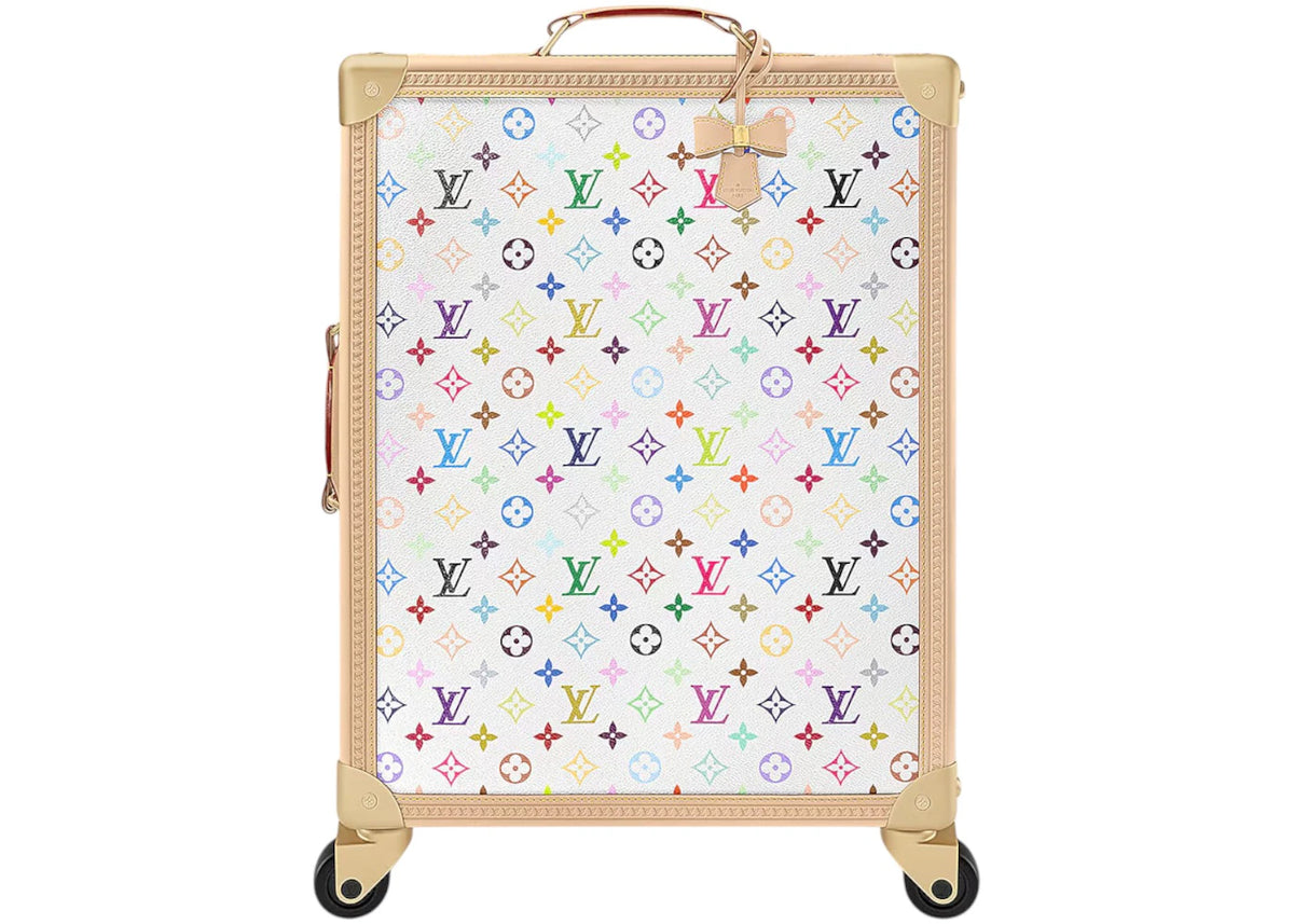 Louis Vuitton x Takashi Murakami Rolling Trunk White Multicolored - vue secondaire A