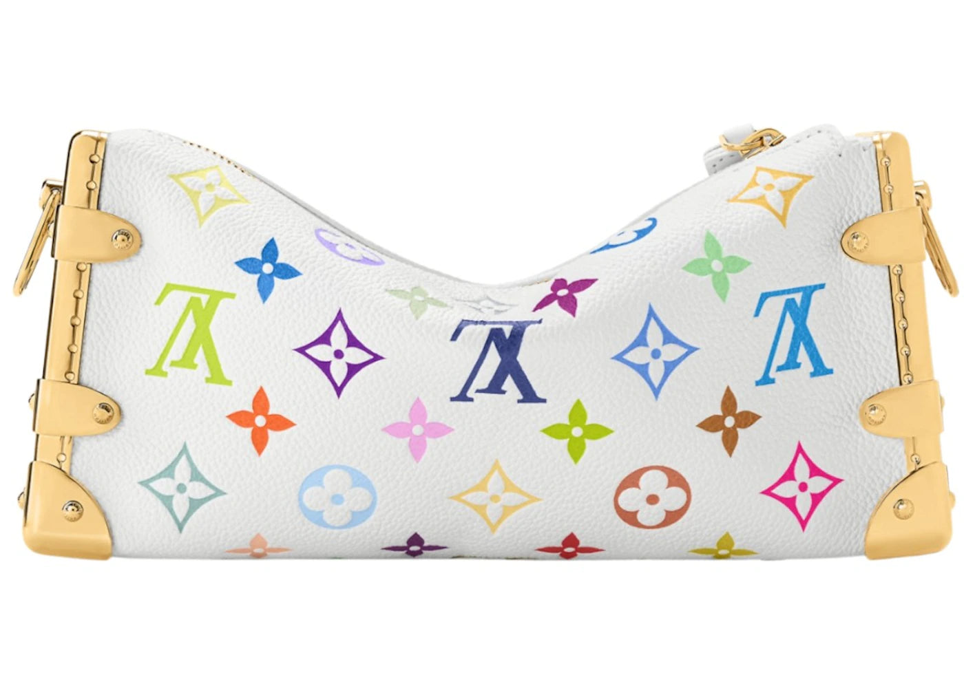 Louis Vuitton x Takashi Murakami Slim Trunk Multicolor White - vue secondaire B