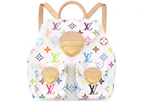 Louis Vuitton x Takashi Murakami Venice Backpack White Multicolored - vue 360